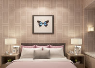 Влагоизолирующие рельефные виниловые обои розовый узор рифления для спальни