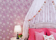 Обои комнаты постельных принадлежностей пурпуровые самомоднейшие съемные для стен спальни, влагостойкие
