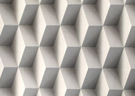 Серое Колро 3Д самонаводит обои съемные, обои влияния 3Д геометрические современные