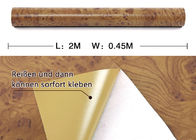 Прочное деревянное зерно печатая обои современной собственной личности ПВК слипчивые, 0.45*10М
