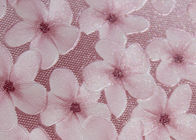 Обои розового винила цвета деревенские флористические с звукоизоляционным для домашний украшать