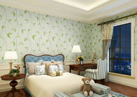 Обои стиля спальни гостиницы азиатские Бреатабле с белым зеленым цветом выходят картина