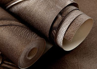 Роскошные гостиная обои коричневый 3D кожаный узор 0.53*10M