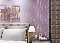 Элегантная пурпурная съемная бумага стены, заволакивание стены гостиницы современное