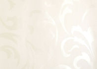 Съемные рельефные виниловые обои для гостиной, кремово белая картина листьев