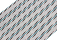 Съемное голубое и серое Striped заволакивание стены 0.53*10M обоев Non сплетенное